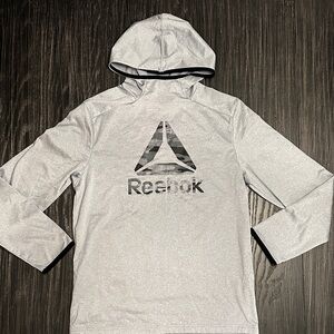 NWT Men’s Reebok Dots Delta Trail Pullover Hoody in Gray, Size Medium